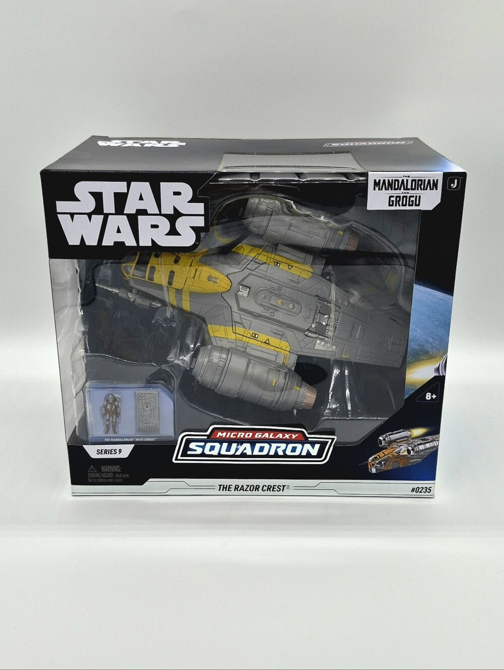 Star Wars Micro Galaxy Squadron Razor Crest Series 9 #0235 Mandalorian Grogu